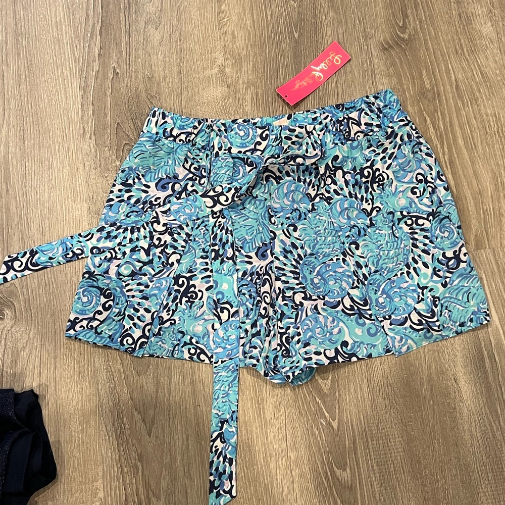 NWT Lilly Pulitzer Mylee Tie Front shorts